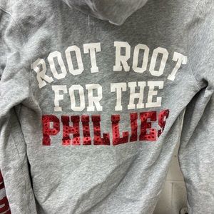 Pink by Victoria Secrets Philadelphia Phillies zip up hoodie - XS